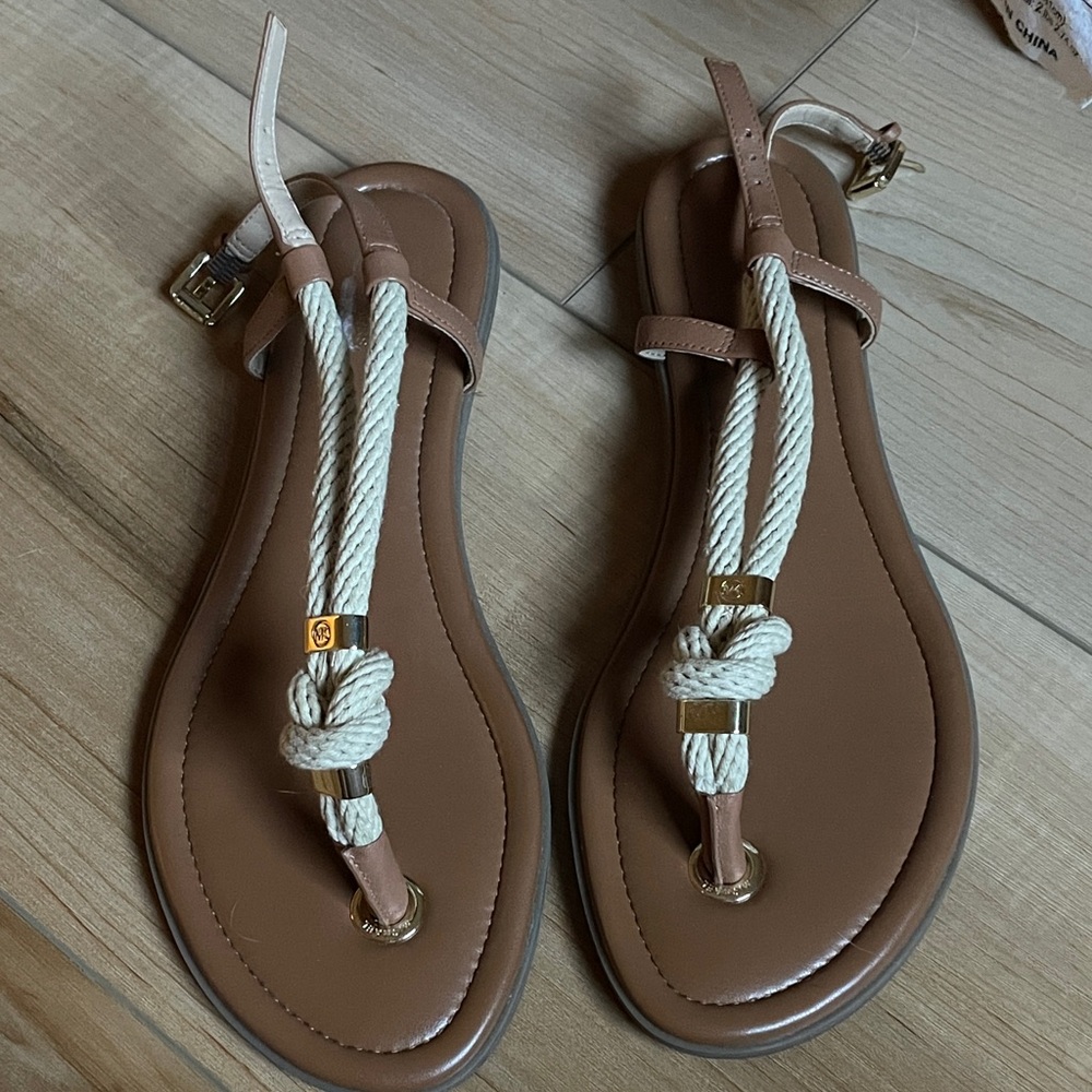 Michael Kors Rope Strap Sandal Size 10